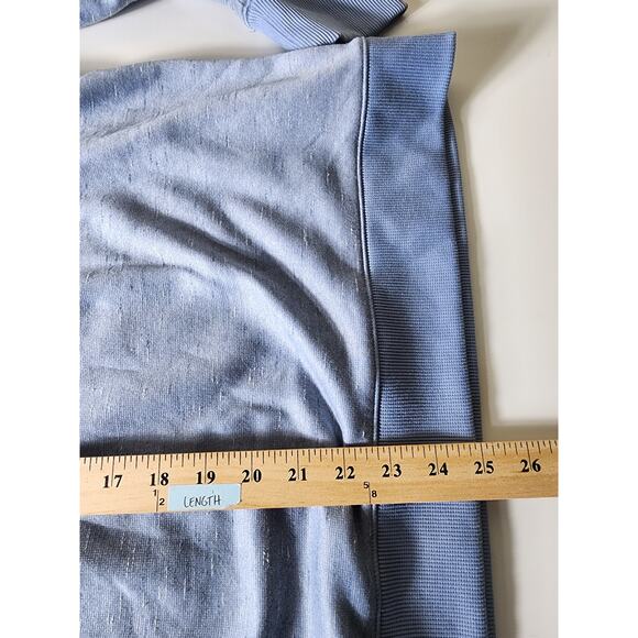 UNDER ARMOUR Blue Orange Black Quilted Accents Warm Neck Active Hoodie SZ L - Picture 7 of 8